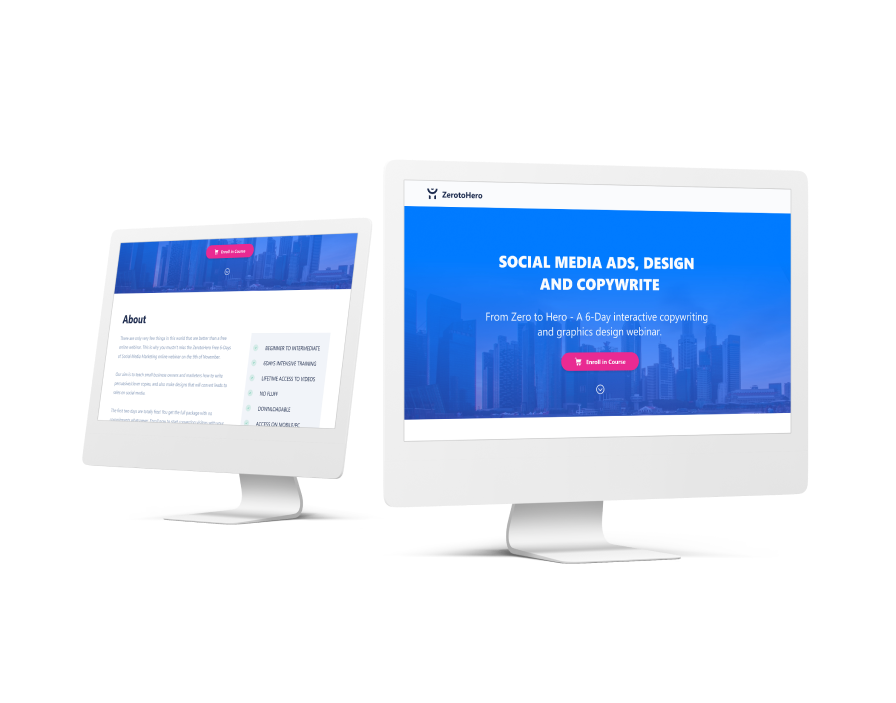 Image of a web-design mockup